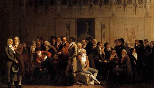 Louis Leopold  Boilly Meeting of Artists in Isabey-s Studio Norge oil painting art
